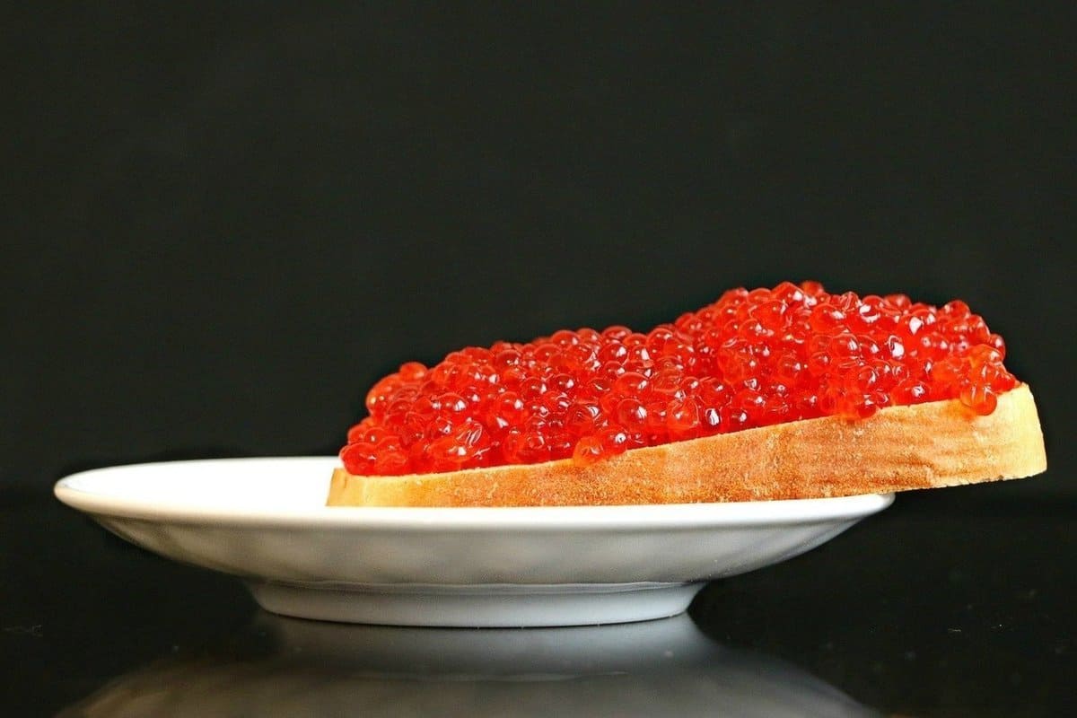  Red Caviar per kg (Salmon Roe) Juicy Gluten Trans Fat Free Contain Omega 3 Iodine 