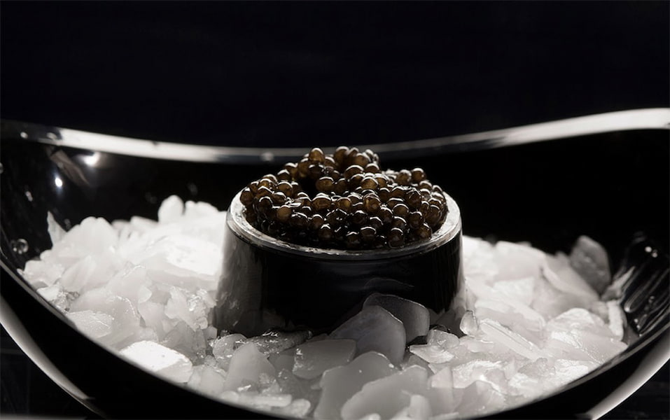 Latest sale price of caviar